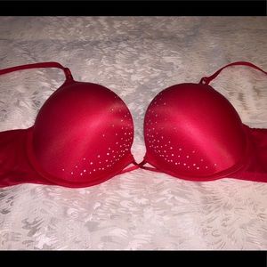 Red Bling Bombshell Bra